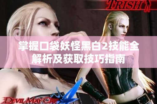 掌握口袋妖怪黑白2技能全解析及获取技巧指南