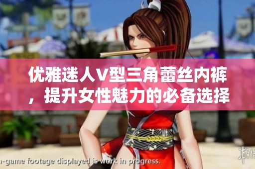 优雅迷人V型三角蕾丝内裤，提升女性魅力的必备选择