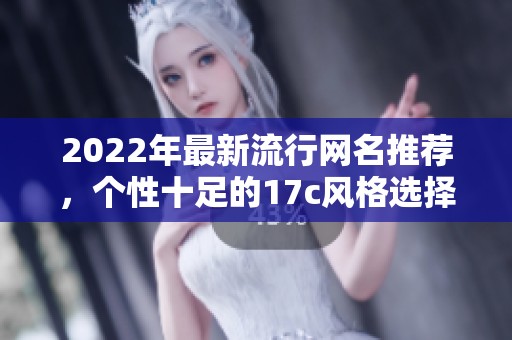2022年最新流行网名推荐，个性十足的17c风格选择