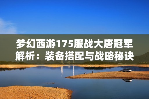 梦幻西游175服战大唐冠军解析：装备搭配与战略秘诀全揭晓