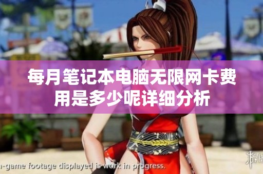每月笔记本电脑无限网卡费用是多少呢详细分析