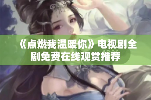 《点燃我温暖你》电视剧全剧免费在线观赏推荐