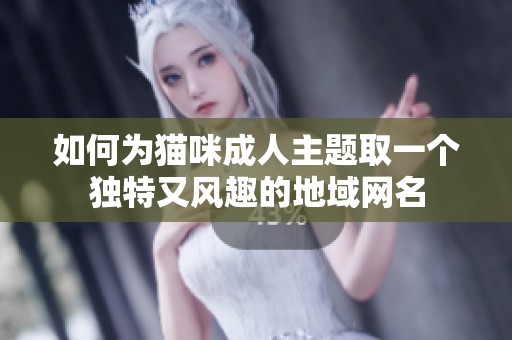 如何为猫咪成人主题取一个独特又风趣的地域网名