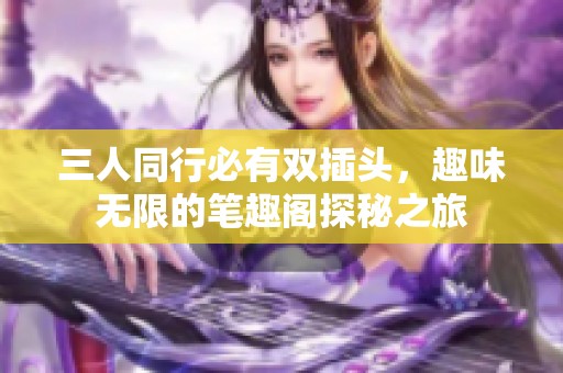 三人同行必有双插头，趣味无限的笔趣阁探秘之旅