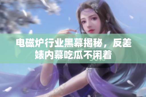 电磁炉行业黑幕揭秘，反差婊内幕吃瓜不闲着