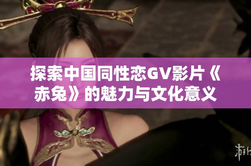 探索中国同性恋GV影片《赤兔》的魅力与文化意义