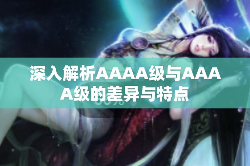 深入解析AAAA级与AAAA级的差异与特点