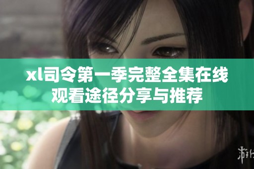 xl司令第一季完整全集在线观看途径分享与推荐