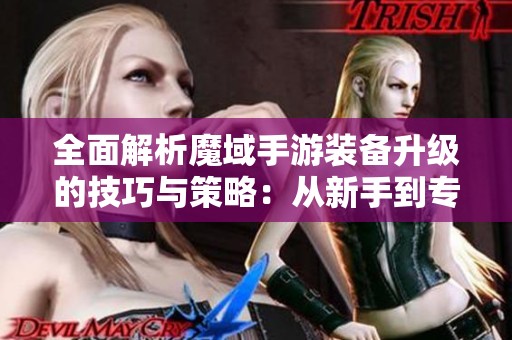 全面解析魔域手游装备升级的技巧与策略：从新手到专家的终极锻造指南