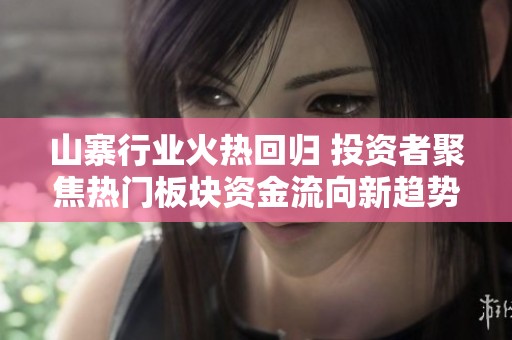 山寨行业火热回归 投资者聚焦热门板块资金流向新趋势解析
