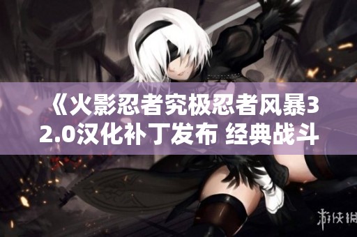 《火影忍者究极忍者风暴32.0汉化补丁发布 经典战斗重温让人热血沸腾》