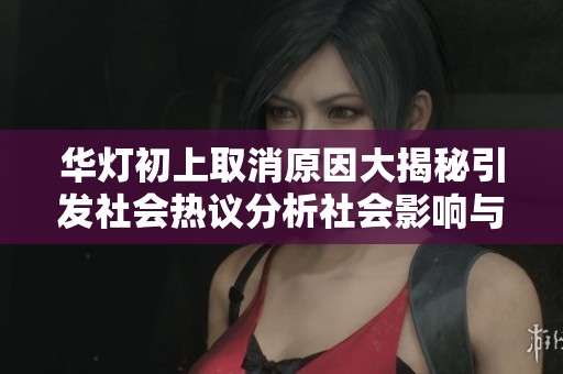 华灯初上取消原因大揭秘引发社会热议分析社会影响与未来趋势