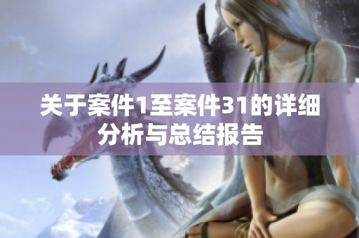 关于案件1至案件31的详细分析与总结报告