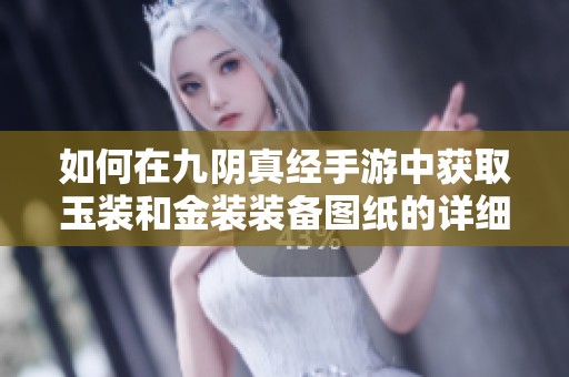 如何在九阴真经手游中获取玉装和金装装备图纸的详细攻略介绍