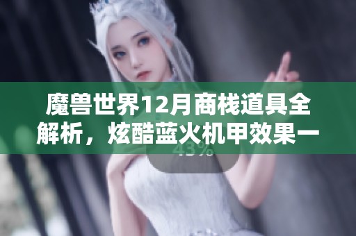 魔兽世界12月商栈道具全解析，炫酷蓝火机甲效果一览让玩家惊叹