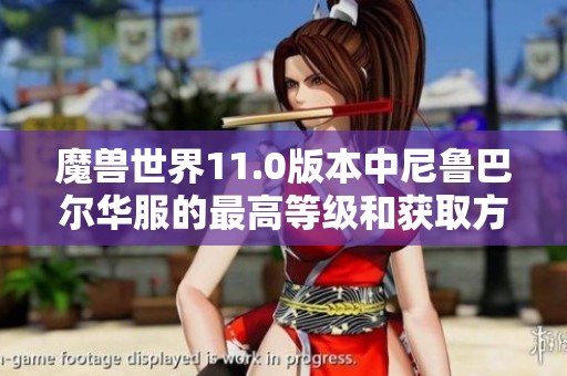 魔兽世界11.0版本中尼鲁巴尔华服的最高等级和获取方式解析