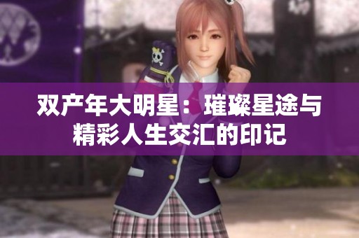 双产年大明星：璀璨星途与精彩人生交汇的印记
