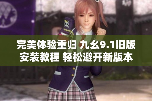 完美体验重归 九幺9.1旧版安装教程 轻松避开新版本的烦恼与困扰
