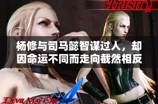 杨修与司马懿智谋过人，却因命运不同而走向截然相反的结局探讨其背后的深层原因