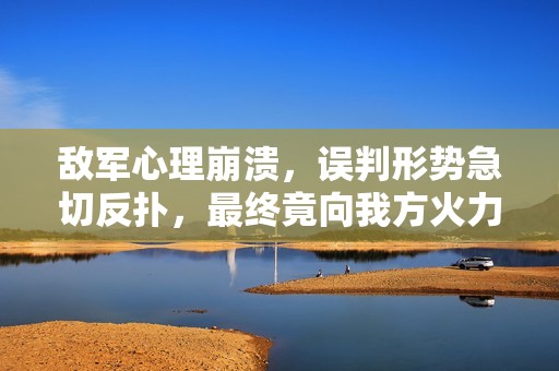 敌军心理崩溃，误判形势急切反扑，最终竟向我方火力全开阵地发起攻击