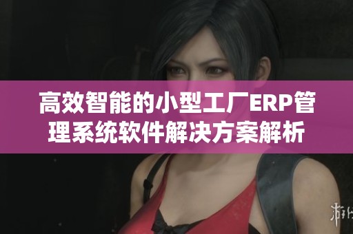 高效智能的小型工厂ERP管理系统软件解决方案解析