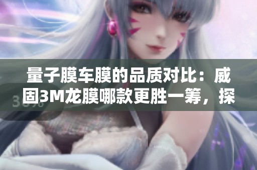 量子膜车膜的品质对比：威固3M龙膜哪款更胜一筹，探索六款优质产品的特点与优势