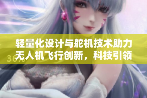 轻量化设计与舵机技术助力无人机飞行创新，科技引领未来动力发展的新潮流