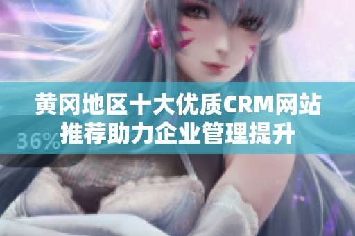 黄冈地区十大优质CRM网站推荐助力企业管理提升