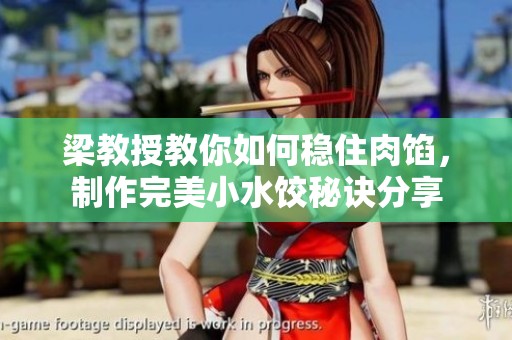 梁教授教你如何稳住肉馅，制作完美小水饺秘诀分享