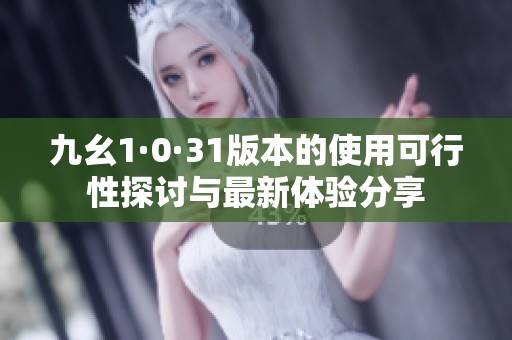 九幺1·0·31版本的使用可行性探讨与最新体验分享