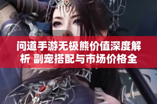 问道手游无极熊价值深度解析 副宠搭配与市场价格全方位揭秘