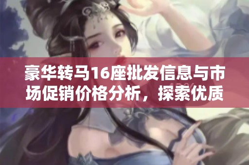 豪华转马16座批发信息与市场促销价格分析，探索优质产地和货源选择实用指南