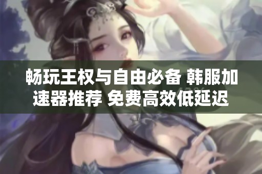 畅玩王权与自由必备 韩服加速器推荐 免费高效低延迟不掉线的优质选择分享