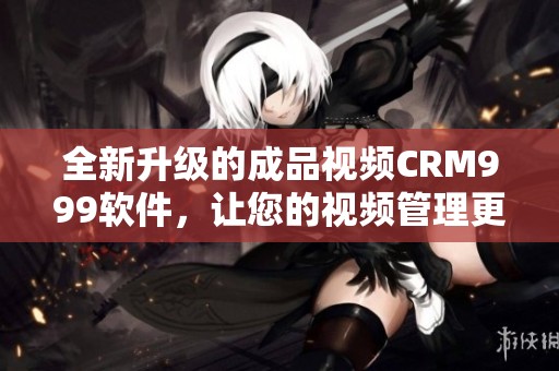 全新升级的成品视频CRM999软件，让您的视频管理更高效便捷
