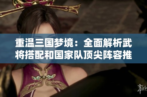 重温三国梦境：全面解析武将搭配和国家队顶尖阵容推荐指南