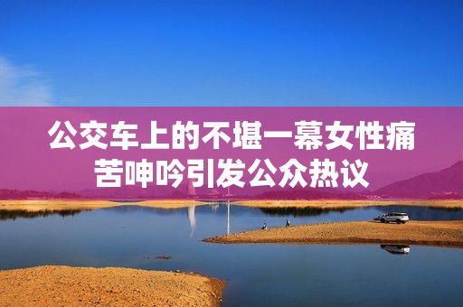 公交车上的不堪一幕女性痛苦呻吟引发公众热议