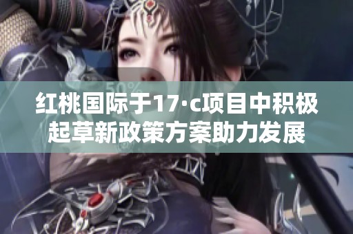 红桃国际于17·c项目中积极起草新政策方案助力发展