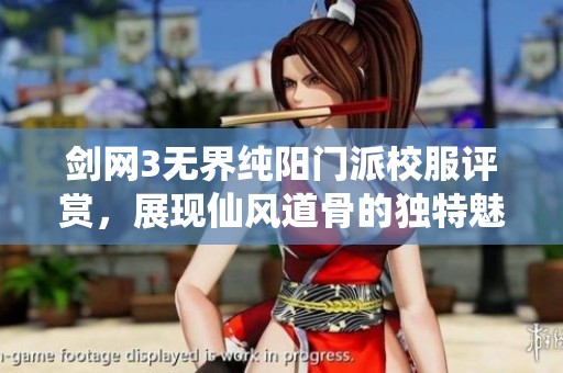 剑网3无界纯阳门派校服评赏，展现仙风道骨的独特魅力与风采