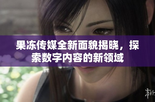 果冻传媒全新面貌揭晓，探索数字内容的新领域