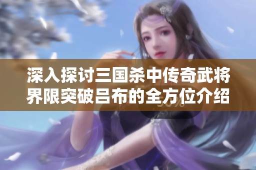深入探讨三国杀中传奇武将界限突破吕布的全方位介绍与解析