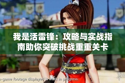 我是活雷锋：攻略与实战指南助你突破挑战重重关卡