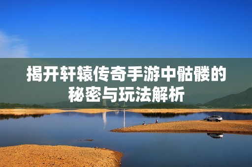 揭开轩辕传奇手游中骷髅的秘密与玩法解析