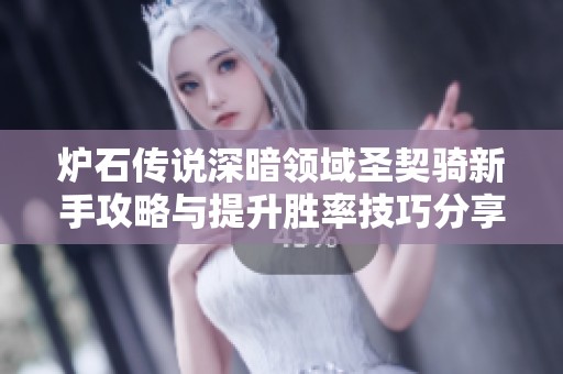 炉石传说深暗领域圣契骑新手攻略与提升胜率技巧分享