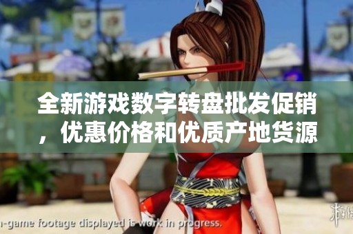 全新游戏数字转盘批发促销，优惠价格和优质产地货源解析