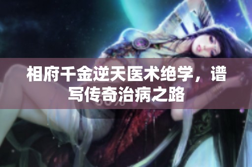 相府千金逆天医术绝学，谱写传奇治病之路