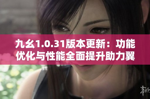 九幺1.0.31版本更新：功能优化与性能全面提升助力翼虎手游体验