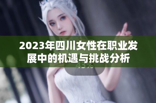 2023年四川女性在职业发展中的机遇与挑战分析