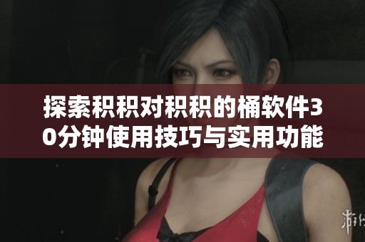 探索积积对积积的桶软件30分钟使用技巧与实用功能解析