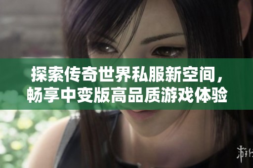 探索传奇世界私服新空间，畅享中变版高品质游戏体验