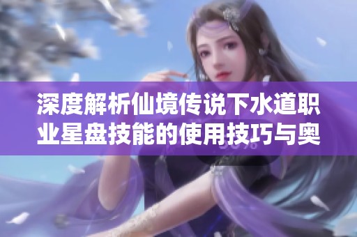 深度解析仙境传说下水道职业星盘技能的使用技巧与奥秘